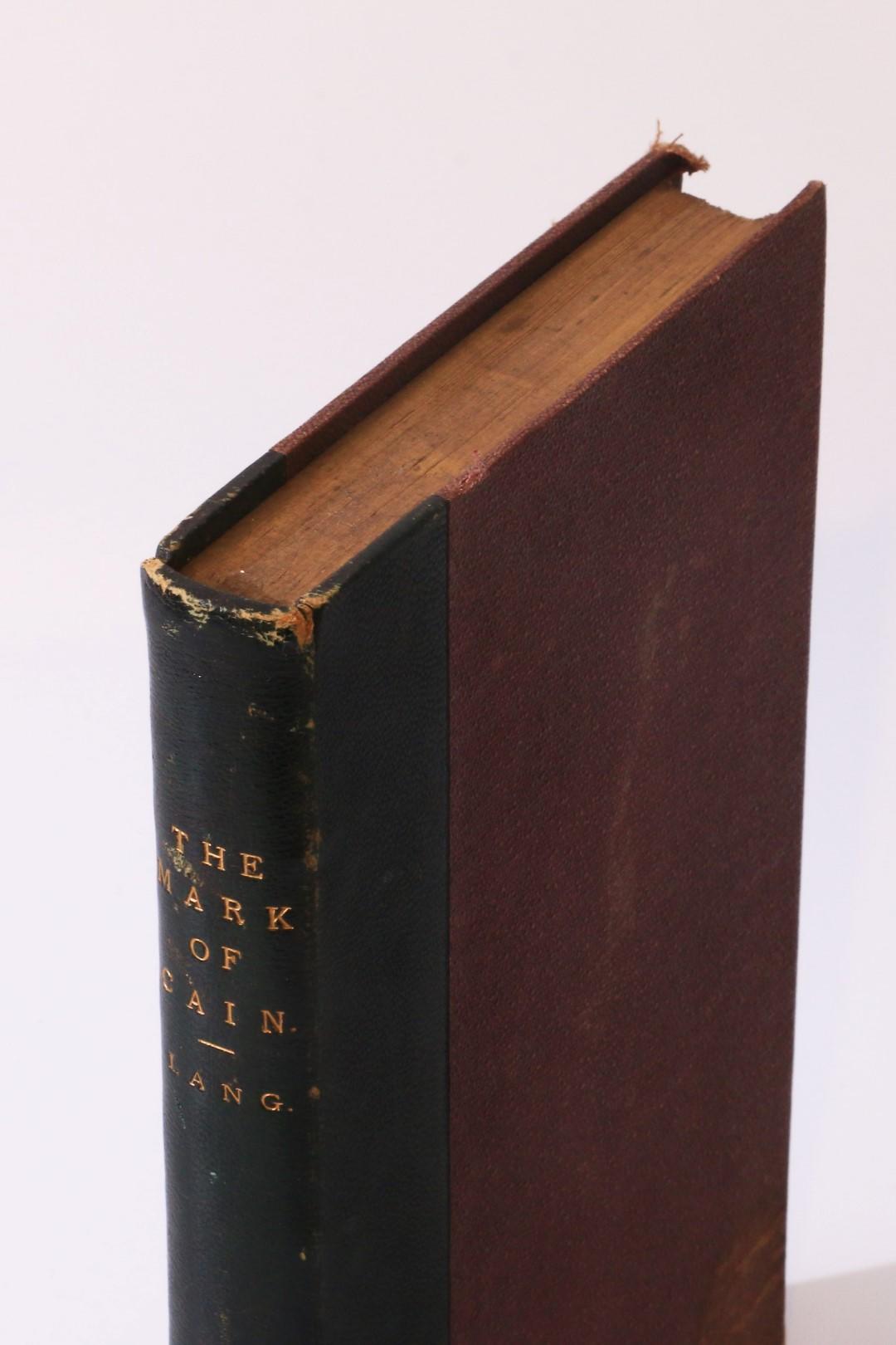 Andrew Lang - The Mark of Cain - J.W. Arrowsmith, 1886, First Edition.