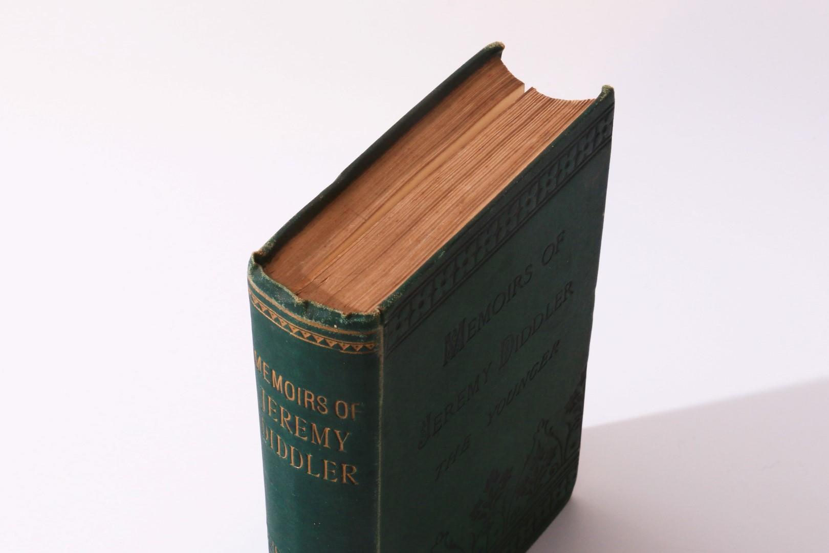 Anonymous - Memoirs of Jeremy Diddler the Younger - Sampson Low, Marston, Searle, & Rivington, 1887, First Edition.