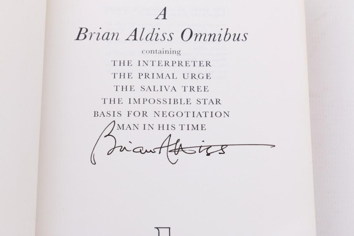 Brian Aldiss - A Brian Aldiss Omnibus - Sidgwick & Jackson, 1969, First Thus. Signed