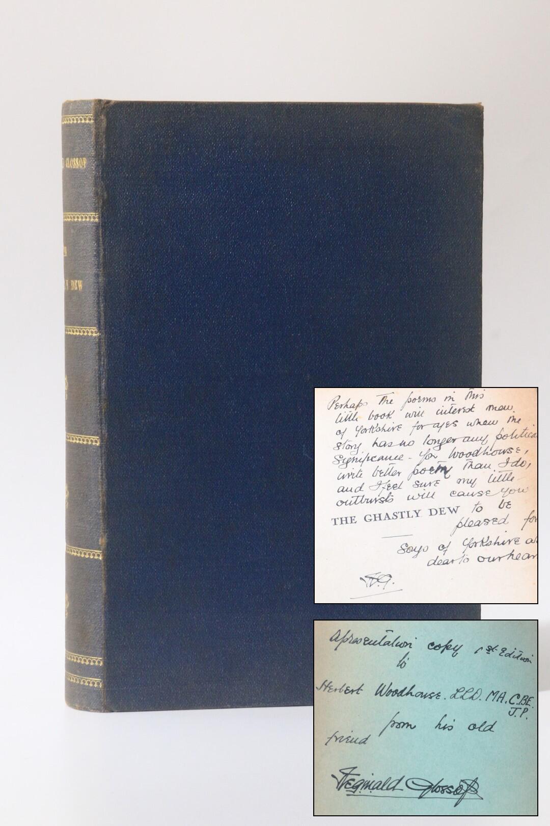 Reginald Glossop - The Ghastly Dew - Glossop, 1932, Signed First Edition.