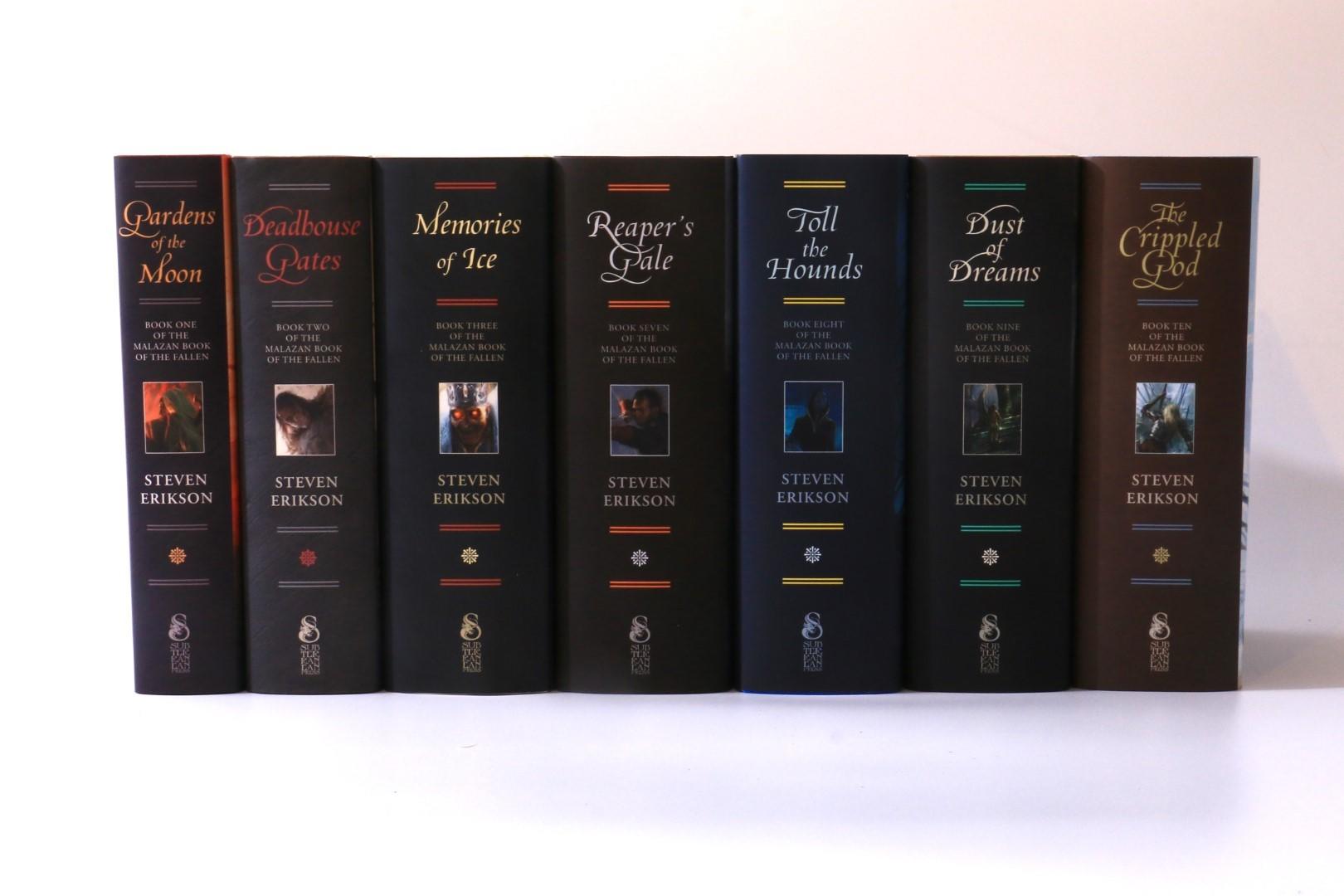 Steven Erikson - The Malazan Book of the Fallen - Subterranean Press, 2009-2020, Signed Limited Edition.
