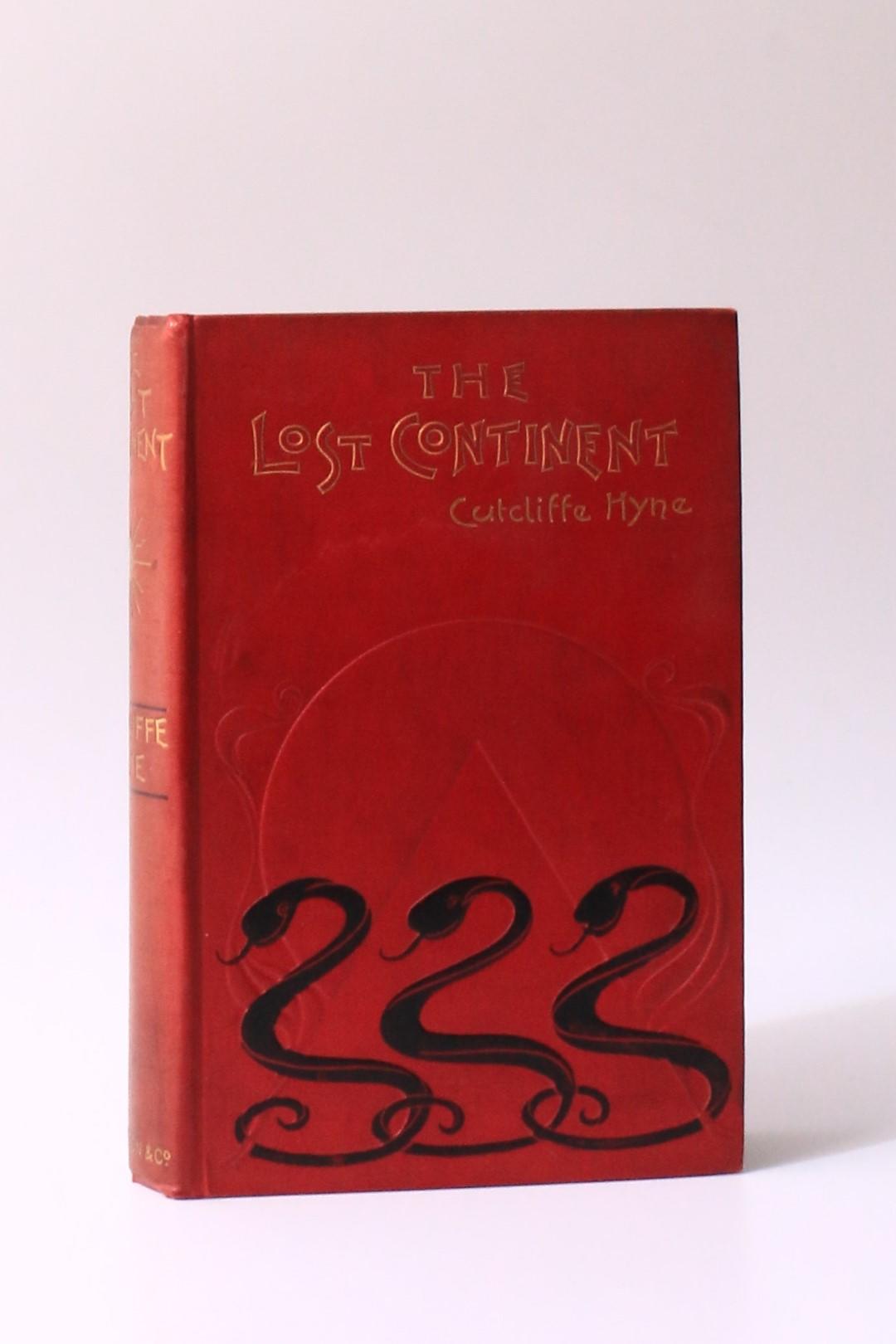 Cutcliffe Hyne - The Lost Continent: A Story of Atlantis - Hutchinson, 1900, First Edition.