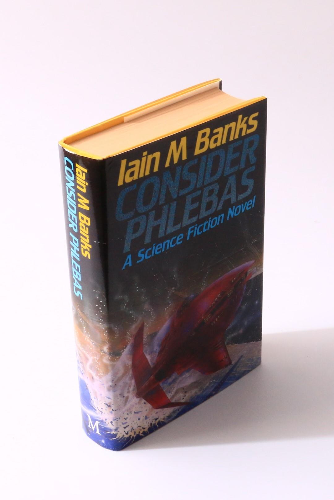 Iain M. Banks - Consider Phlebas - Macmillan & Co., 1987, Signed First Edition.
