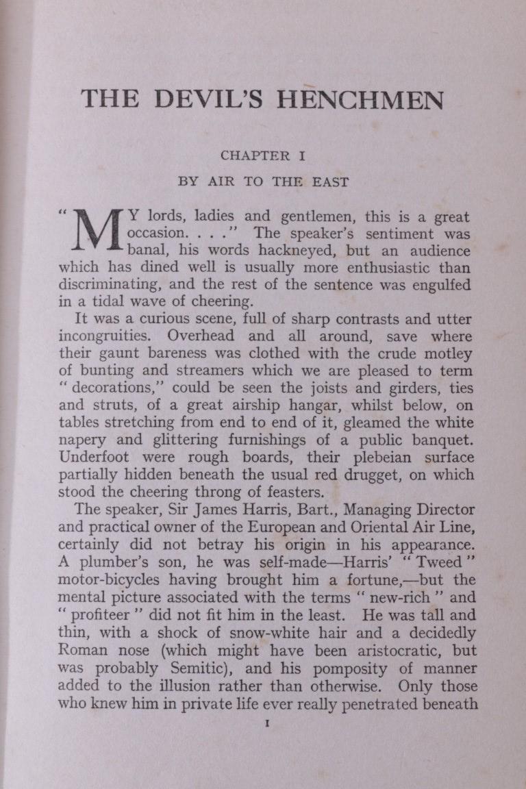 John Oldrey - The Devil's Henchmen - Methuen, 1926, First Edition.