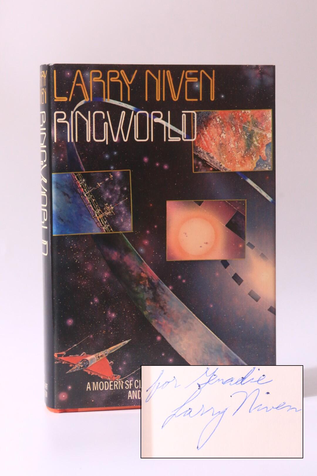 Larry Niven - Ringworld - Holt, Rinehart and Winston, 1977, Signed First Edition.