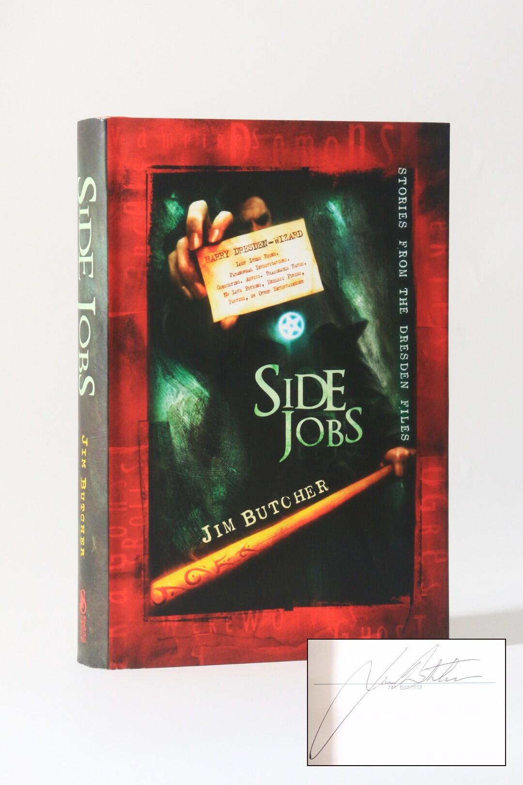 Jim Butcher - Side Jobs - Subterranean Press, 2012, Signed Limited Edition.