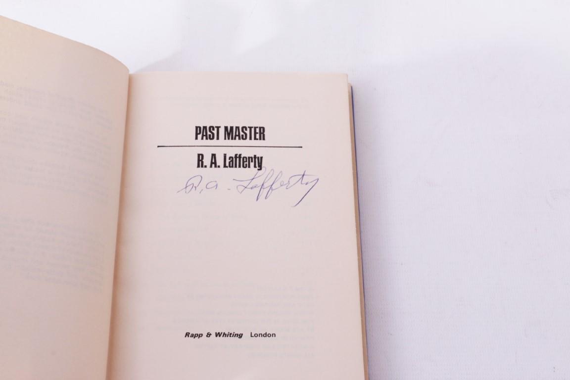 R.A. Lafferty - Past Master - Rapp & Whiting, 1968, Signed First Edition.