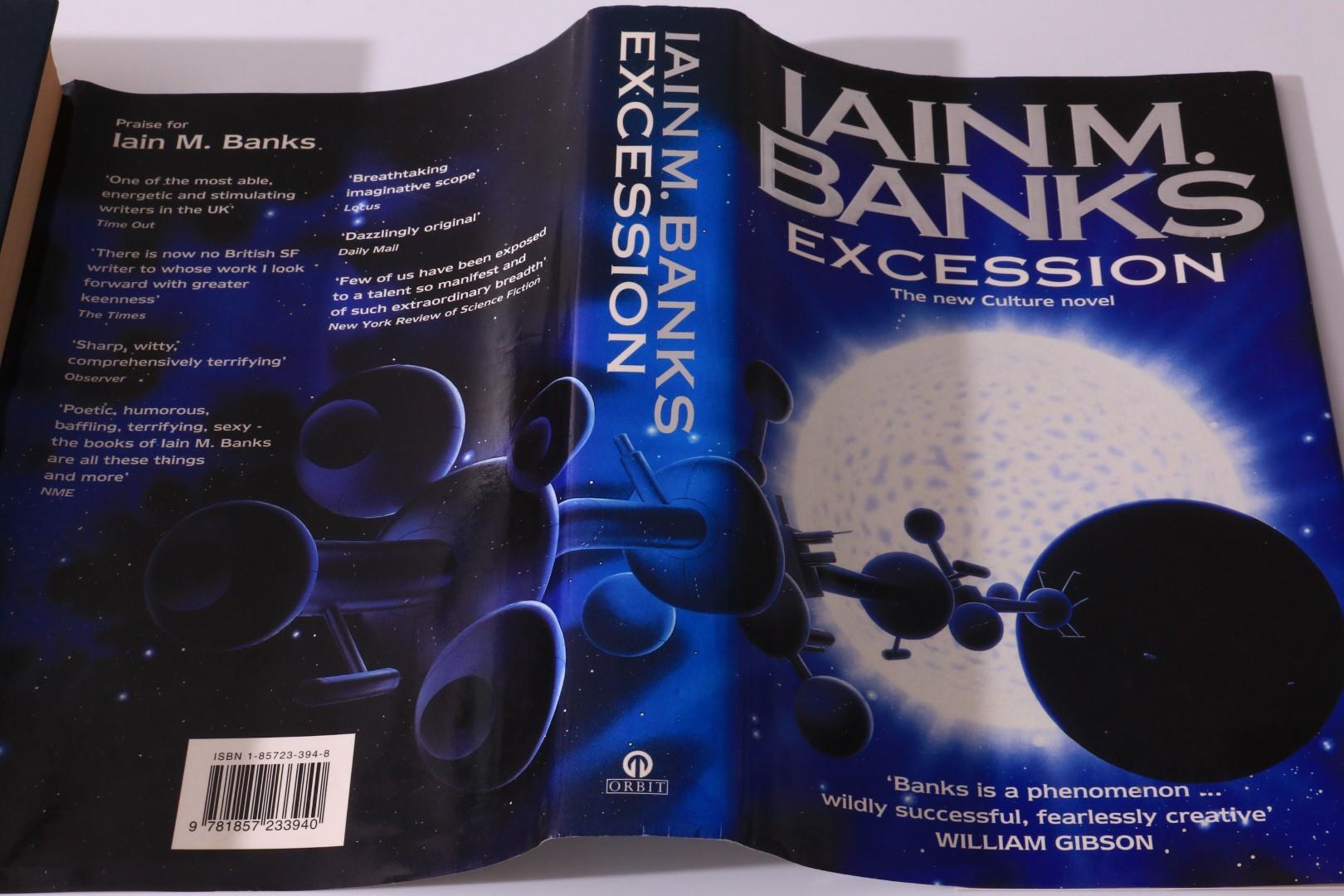 Iain M. Banks - Excession - Orbit, 1996, Signed First Edition.