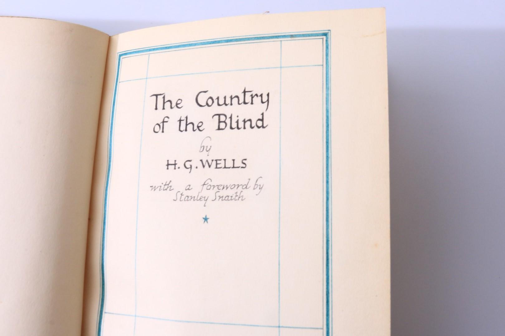 H.G. Wells - The Country of the Blind - A Typed Copy - None, 1925, Manuscript.