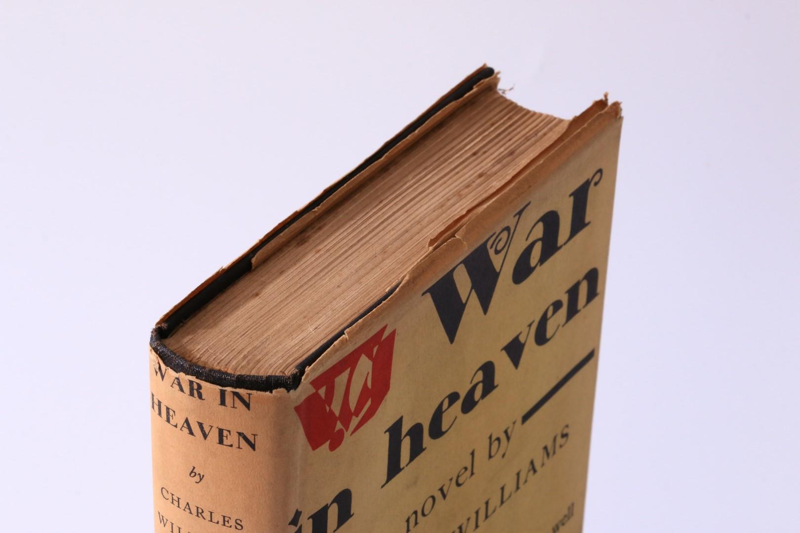 Charles Williams - War in Heaven - Gollancz, 1930, Signed First Edition.