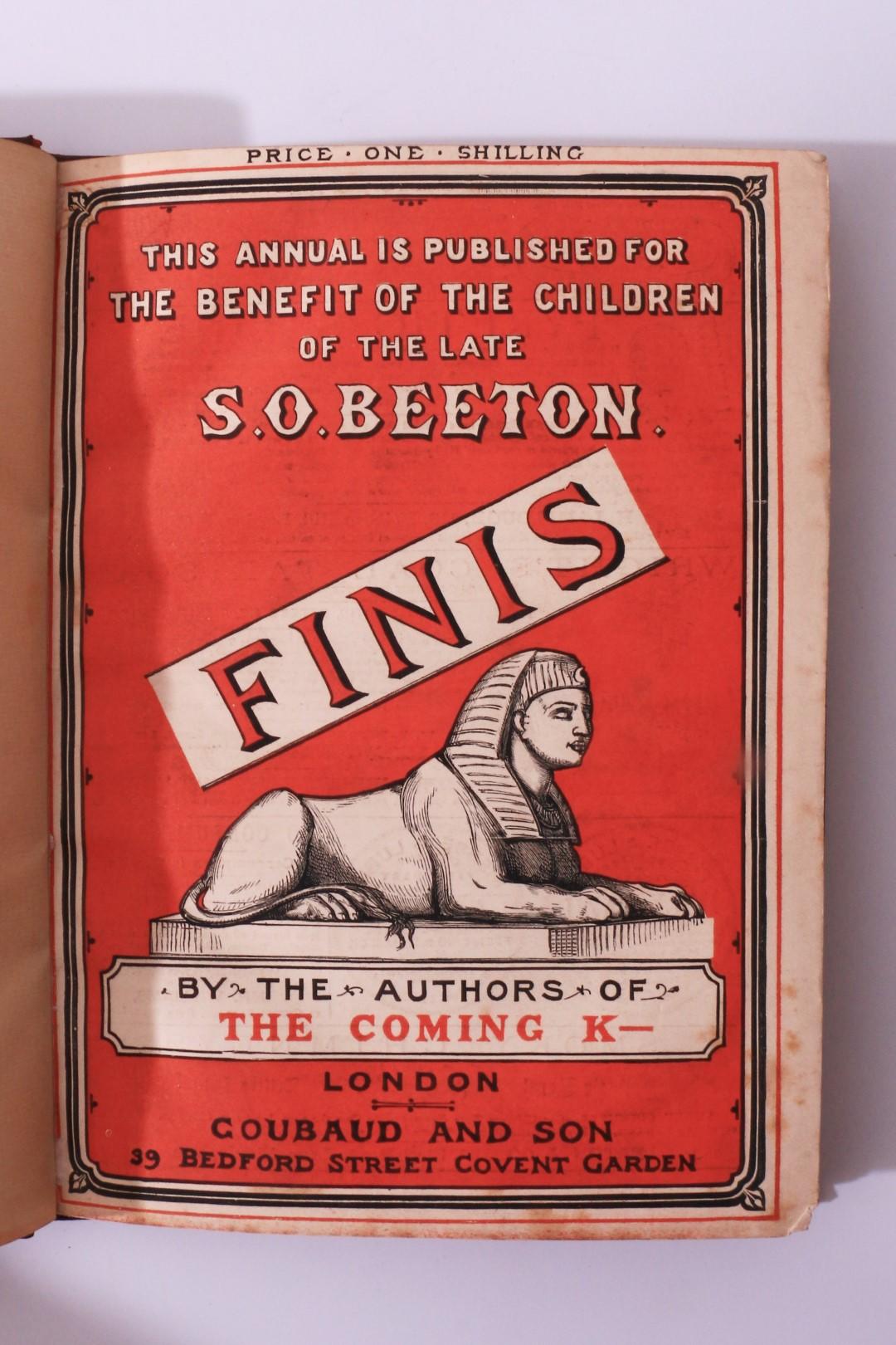 S.R. Emerson [ed.] - Beeton's Annual - Finis; or Coelebs and the Modern Sphinx - Goubaud and Son, 1877, First Edition.