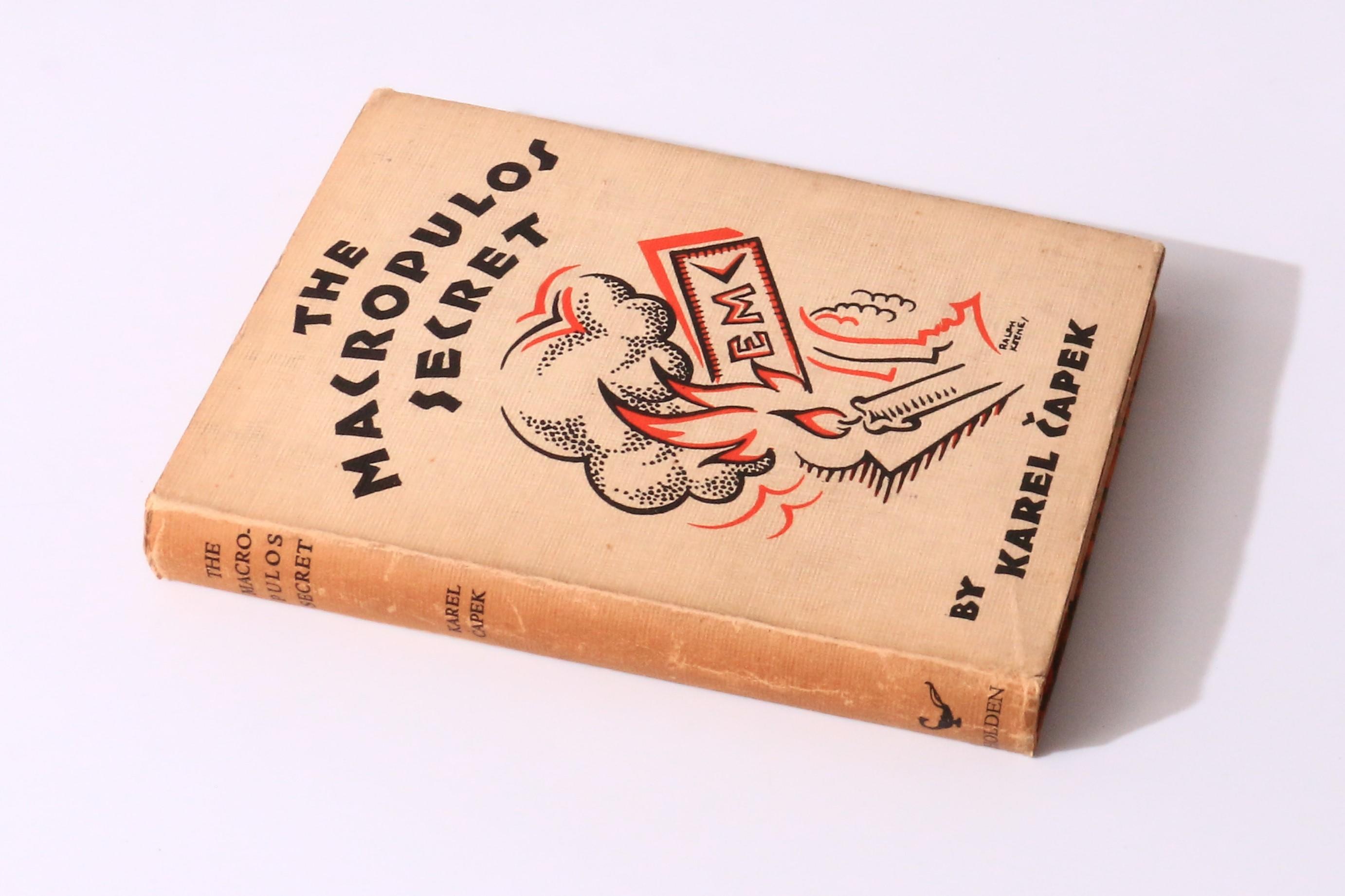 Karel Capek - The Macropulos Secret - Robert Holden, 1927, First Edition.