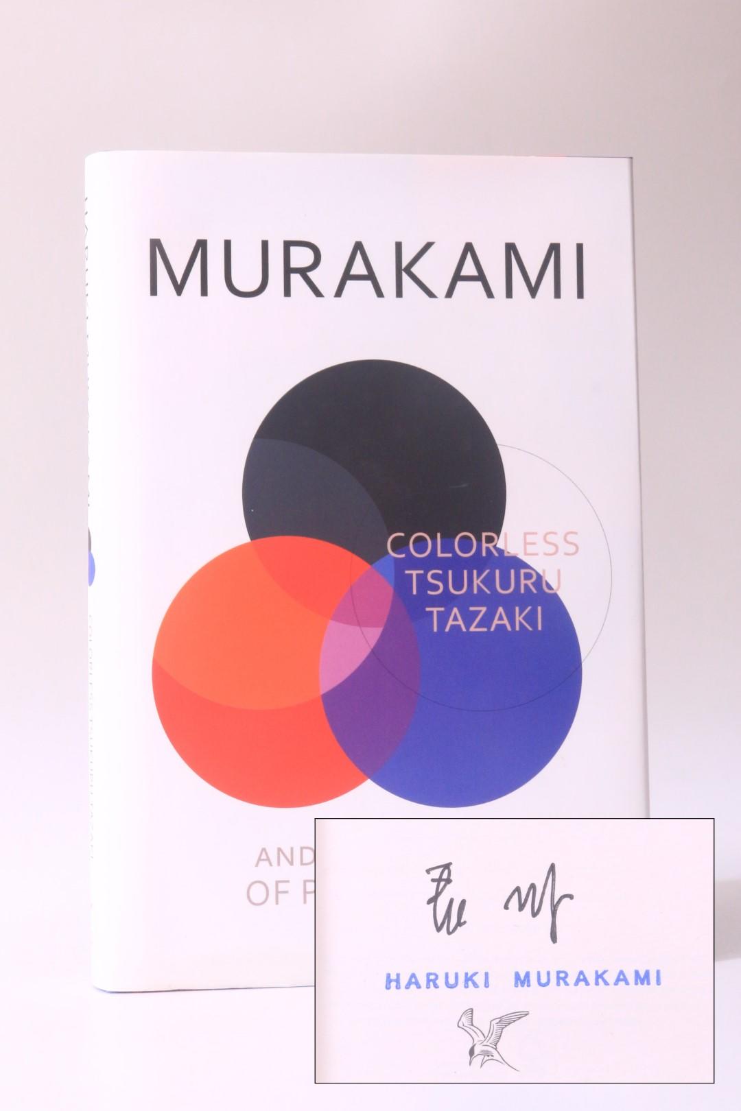 Haruki Murakami - Colorless Tsukuru Tazaki and his Years of Pilgrimage - Harvill Secker, 2014, Signed First Edition.