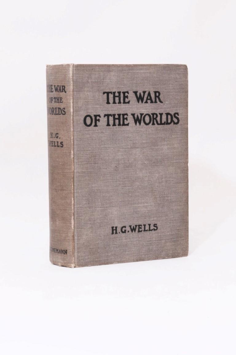 H.G. Wells - The War of the Worlds - Heinemann, 1898, First Edition.