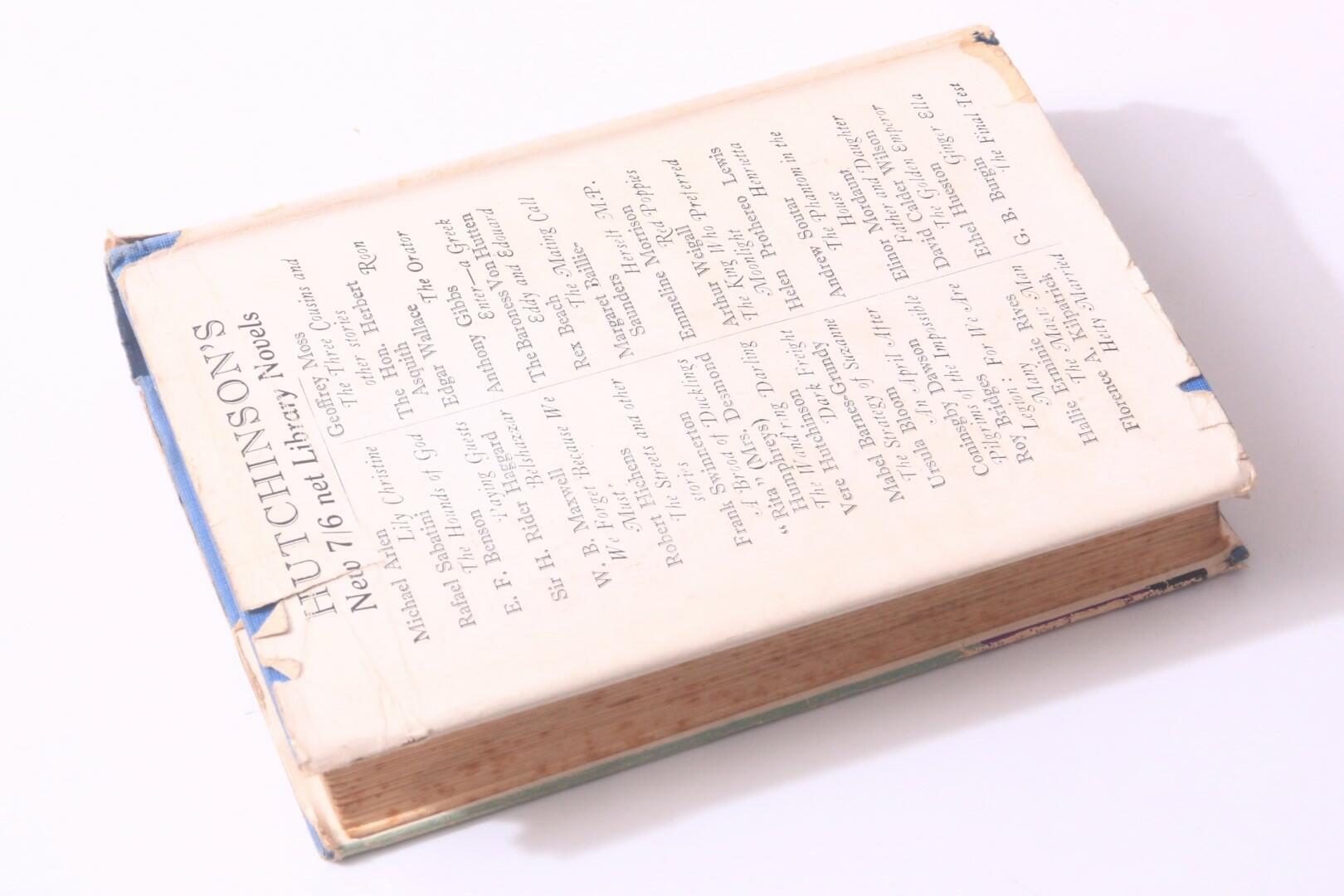 J.H. Symons - The End of the Marriage Vow - Hutchinson, nd [1928], First Edition.