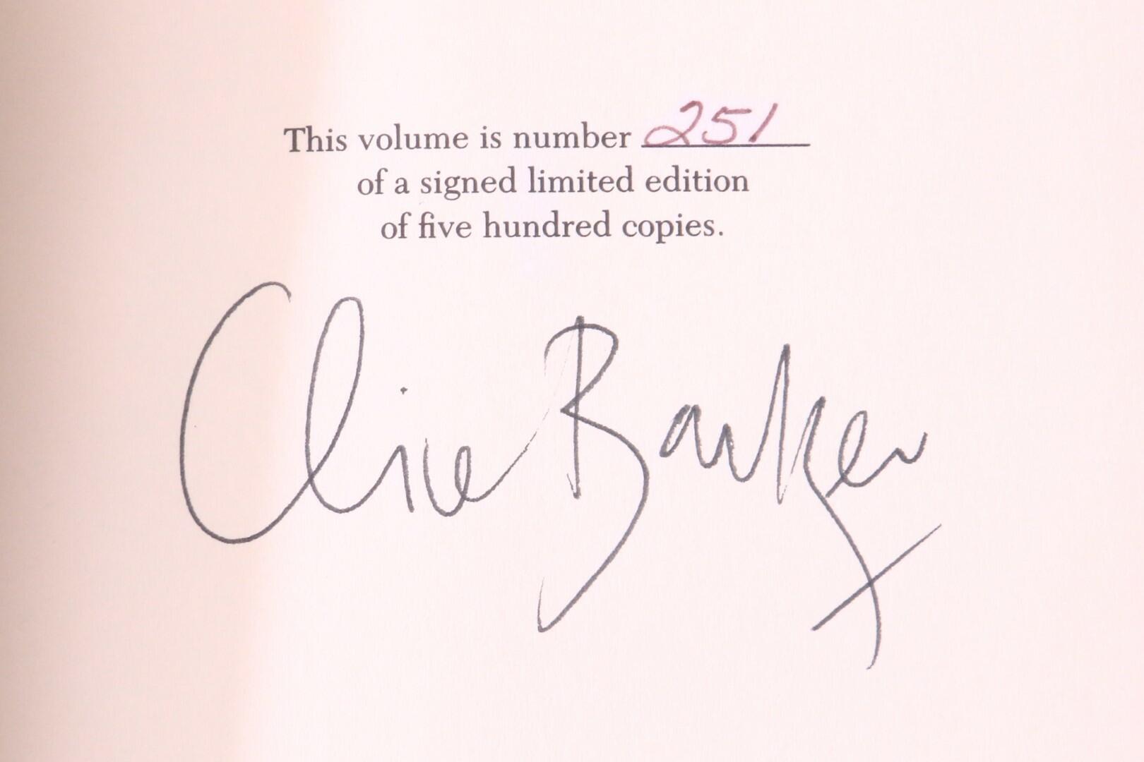 Clive Barker - Weaveworld - Poseidon Press, 1987, Signed Limited Edition.