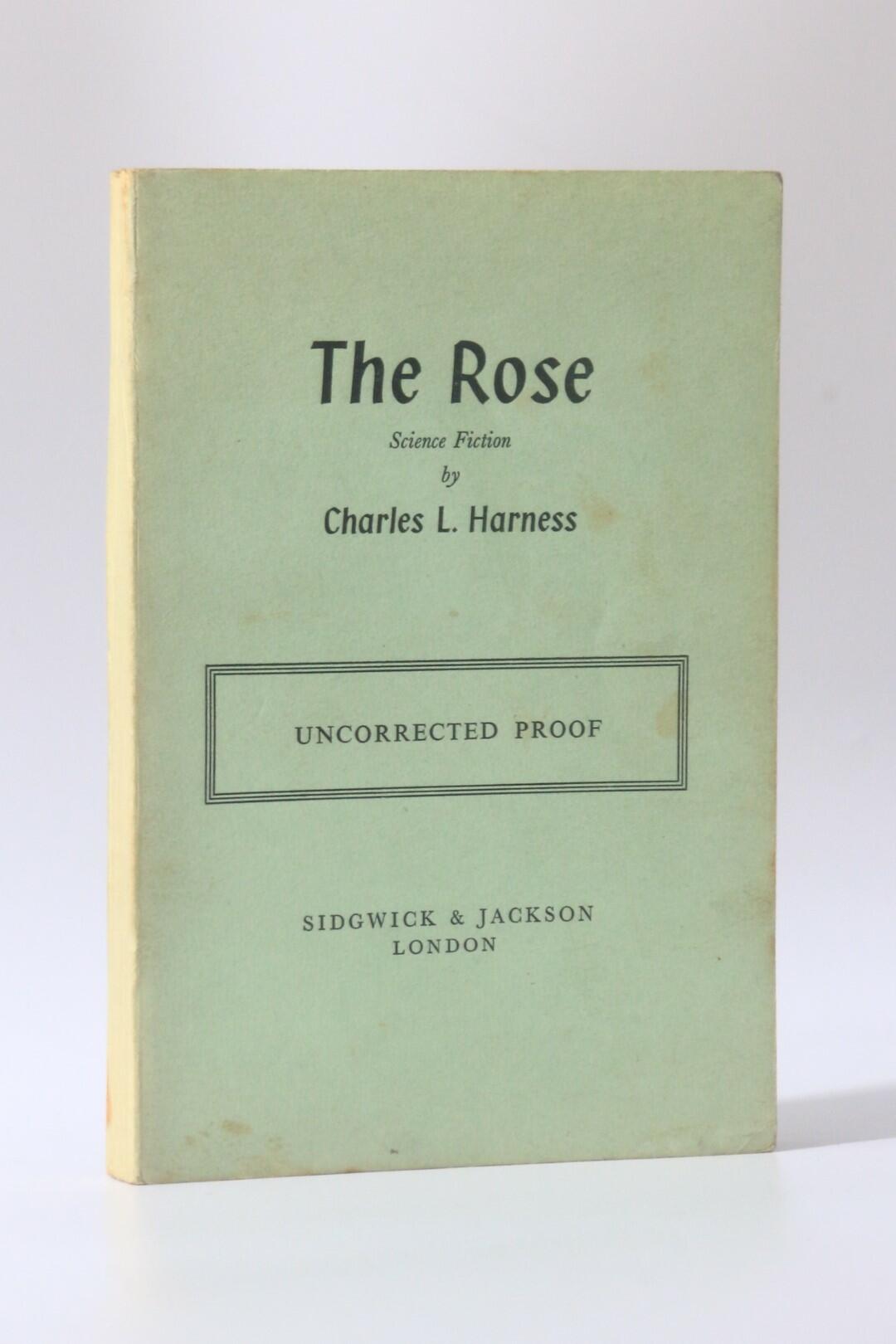 Charles L. Harness - The Rose - Sidgwick & Jackson, 1968, Proof.