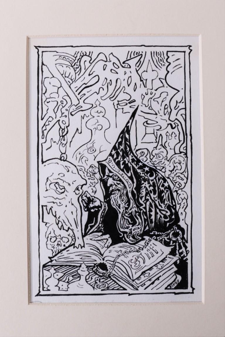 Josh Kirby - Four Pieces of Original Art for Alan Burt Akers's Golden Scorpio - DAW, c. 1978, . Signed