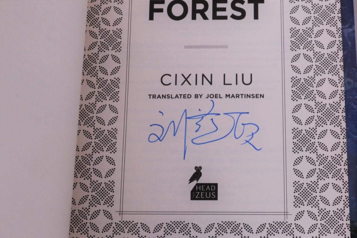 Cixin Liu [trans. Ken Liu] - The Remembrance of Earth's Past Trilogy [comprising] The Three-Body Problem, The Dark Forest and Death's End - Head of Zeus, 2015,  Signed