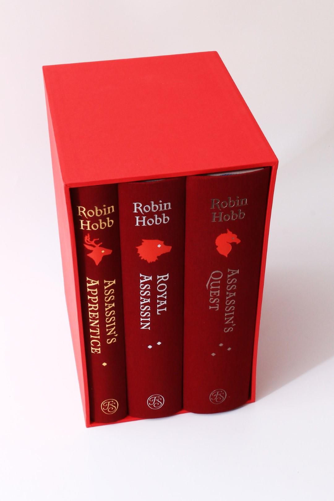 Robin Hobb - The Farseer Trilogy [comprising] Assassin's Apprentice, Royal Assassin and Assassin's Quest - Folio Society, 2020, Signed Limited Edition.