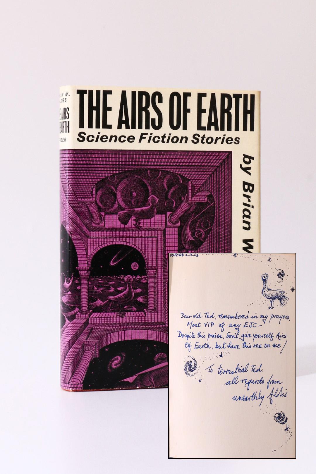 Brian W. Aldiss - The Airs of Earth - An Association Copy - Faber & Faber, 1964, Signed First Edition.