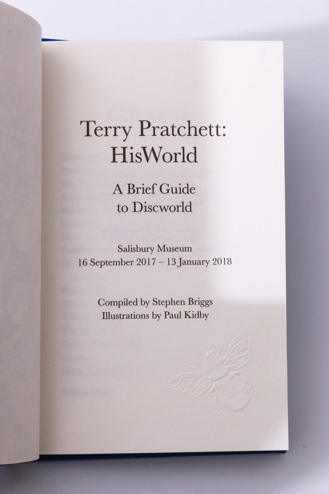 Stephen Briggs [Terry Pratchett interest] - Little Blue Book - HisWorld: A Brief Guide to Discworld - Dunmenifestin Ltd, 2017, First Edition.