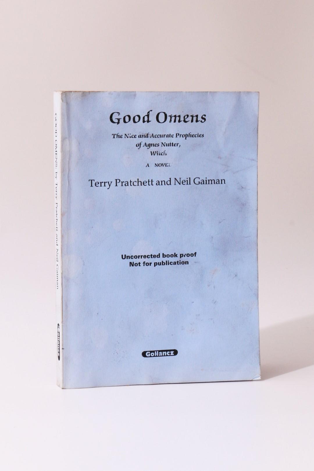 Terry Pratchet & Neil Gaiman - Good Omens: The Nice and Accurate Prophecies of Agnes Nutter, Witch - Gollancz, 1990, Proof.