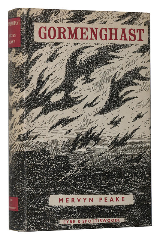Mervyn Peake - The Gormenghast Trilogy [Titus Groan, Gormenghast, Titus Alone] - Eyre & Spottiswoode, 1946-1959 - Signed First Edition