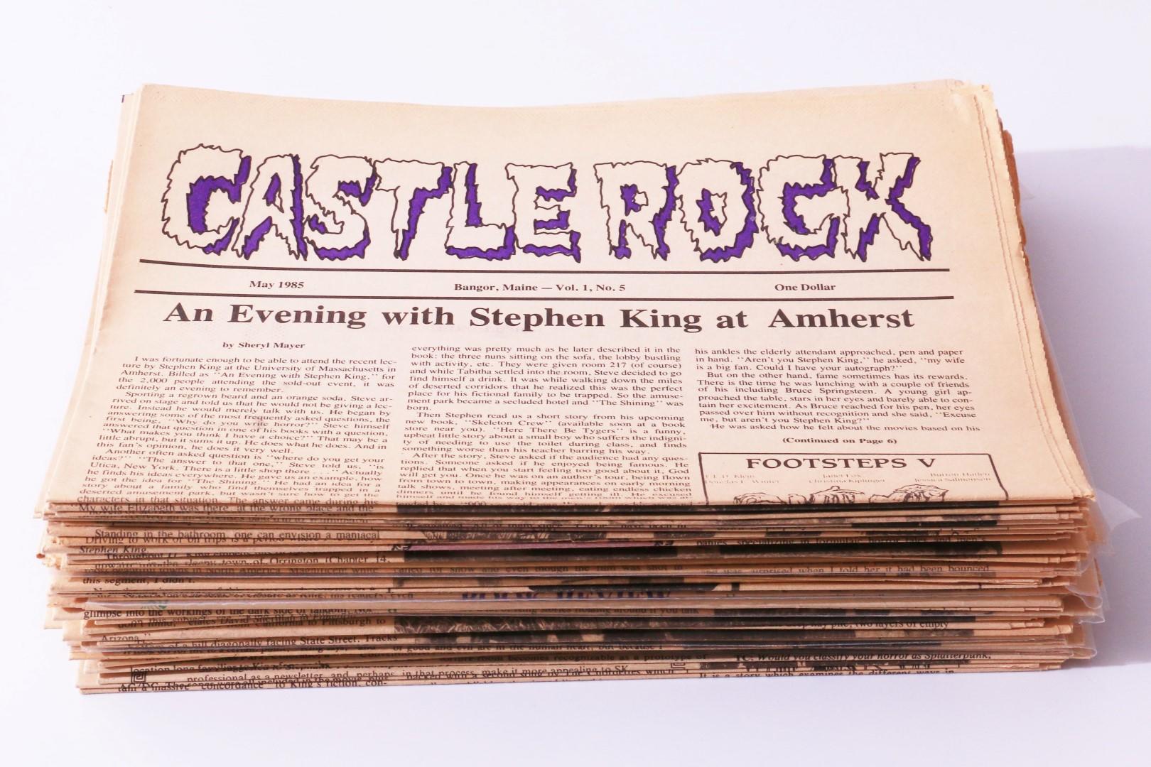 Stephen King - Castle Rock Newsletter - Castle Rock Press, 1985-1989, First Edition.