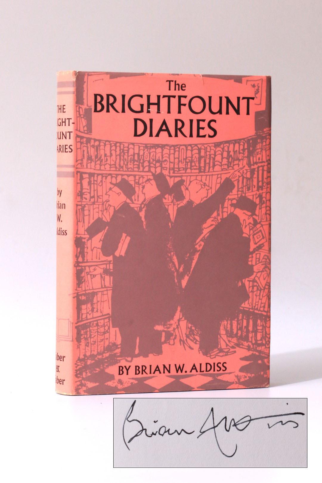Brian W. Aldiss - The Brightfount Diaries - Faber, 1955, Signed First Edition.