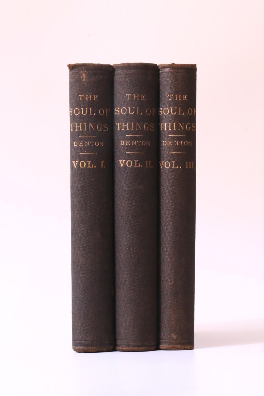 William and Elizabeth Denton - The Soul of Things, or, Psychometric Researches and Discoveries [Gustav Meyrink's Copy] - Denton Publishing Company, 1888, Later Edition.