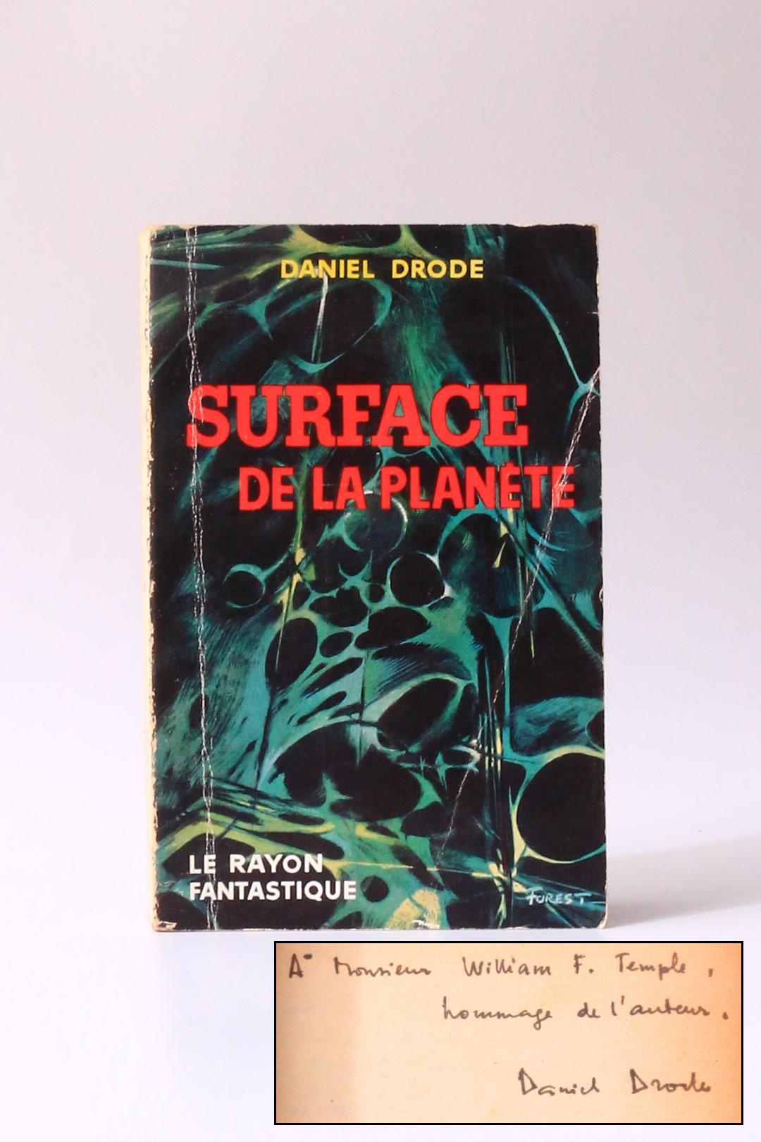 Daniel Drode - Surface de la Planete - Hachette, 1959, Signed First Edition.
