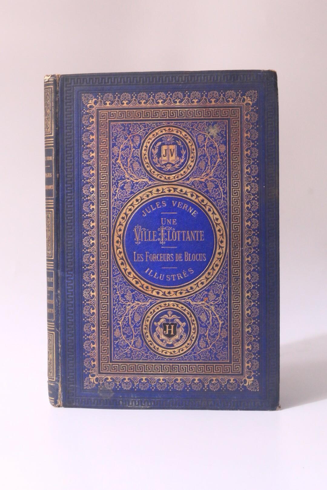 Jules Verne - Une Ville Flottante: Les Forceurs de Blocus - J. Hetzel, n.d. [1875?], Later Edition.