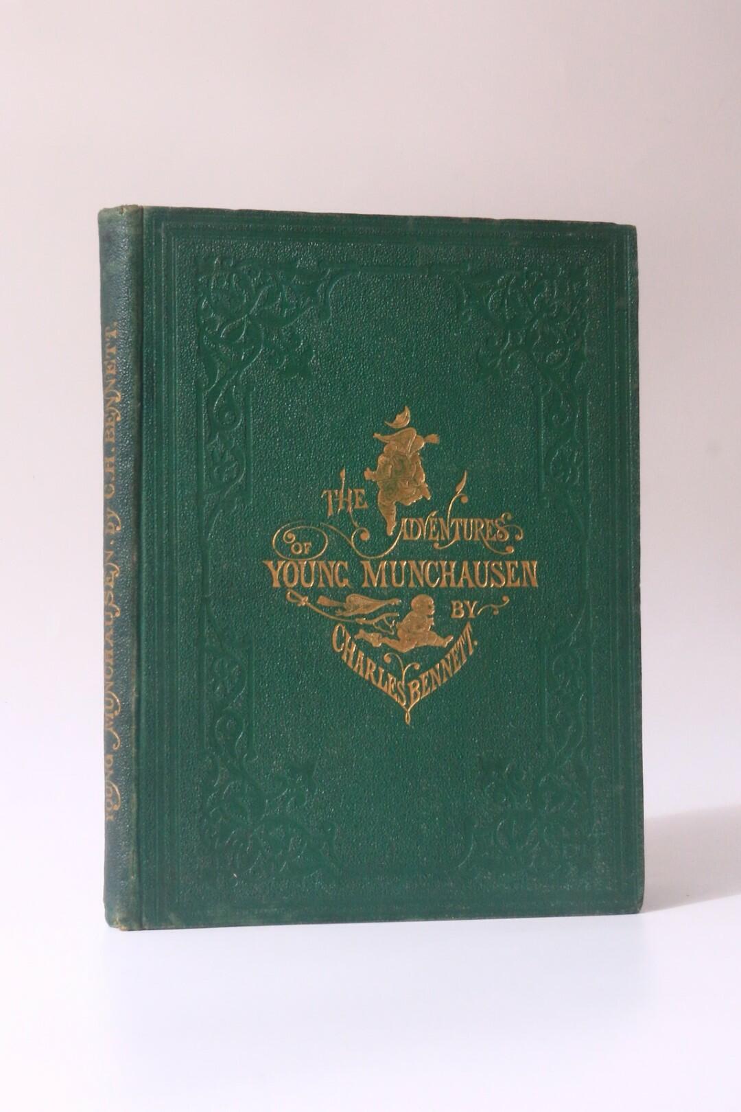 Charles Bennett - The Surprising, Unheard of and Never-To-Be-Surpassed Adventures of Young Munchausen - Routledge, Warne & Routledge, 1865, First Edition.