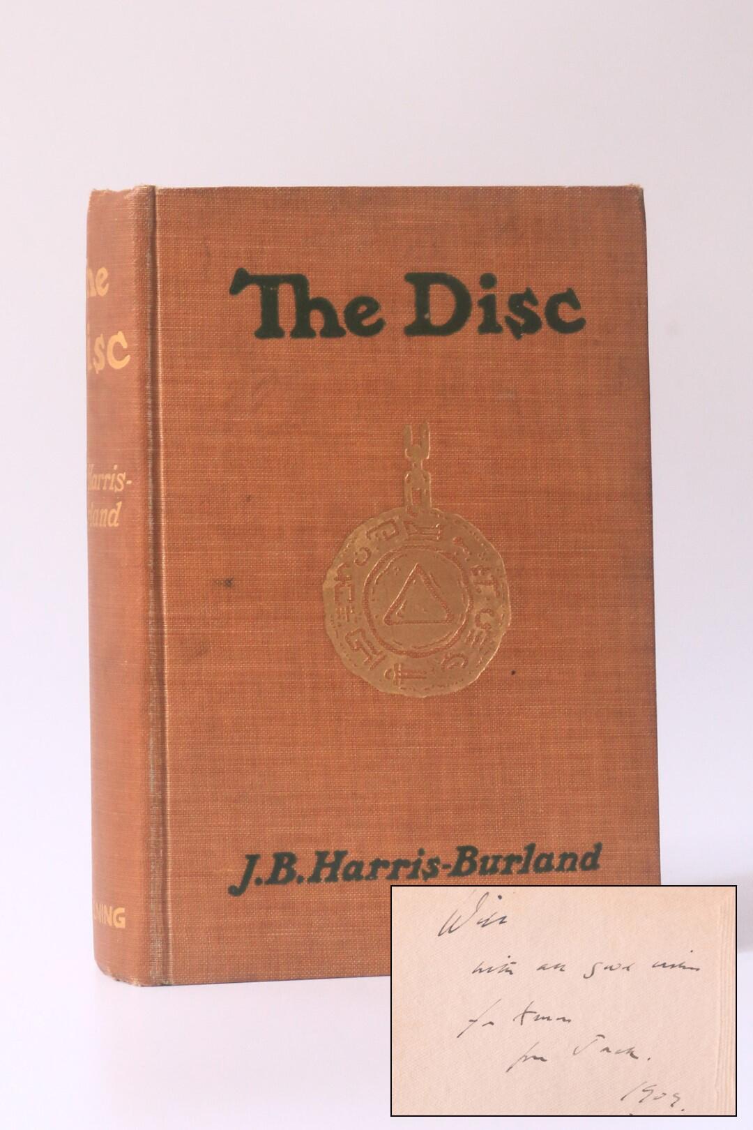 J.B. Harris-Burland - The Disc - Greening & Co., 1909, Signed First Edition.