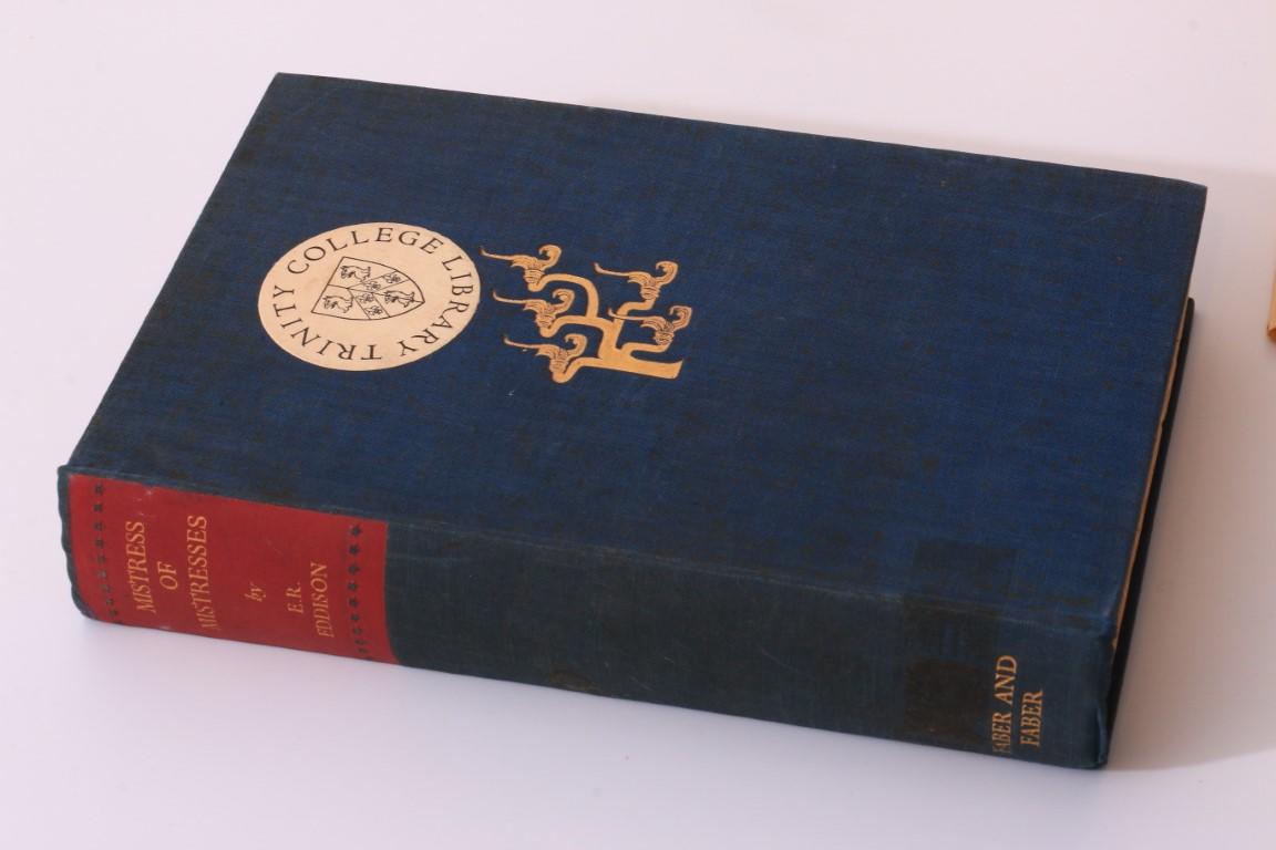 E.R. Eddison - Mistress of Mistresses: A Vision of Zimiamvia - Faber & Faber, 1935, Signed First Edition.
