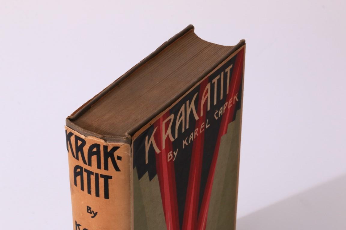 Karel Capek - Krakatit - Geoffrey Bles, 1925, First Edition.