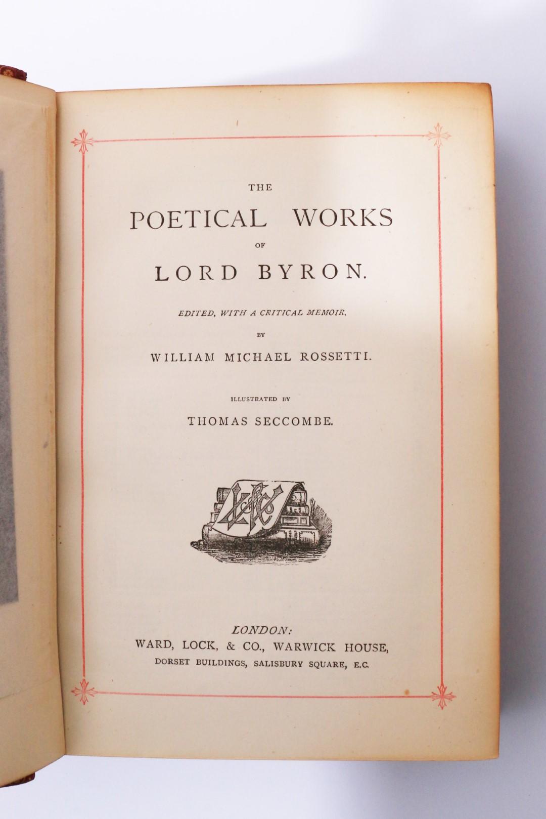 Lord Byron - The Poetical Works - Ward, Lock & Co., n.d. [c1890s], Later Edition.