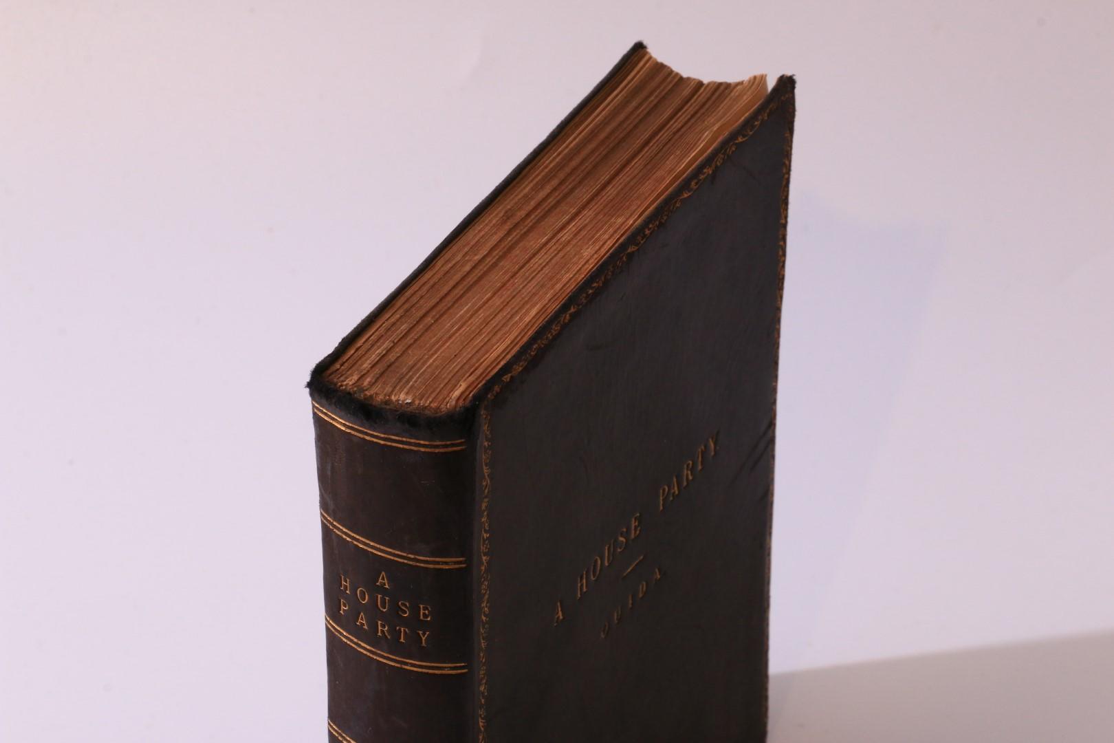Ouida - A House Party - Author's Corrected Copy - Hurst & Blackett, 1887, Signed First Edition.