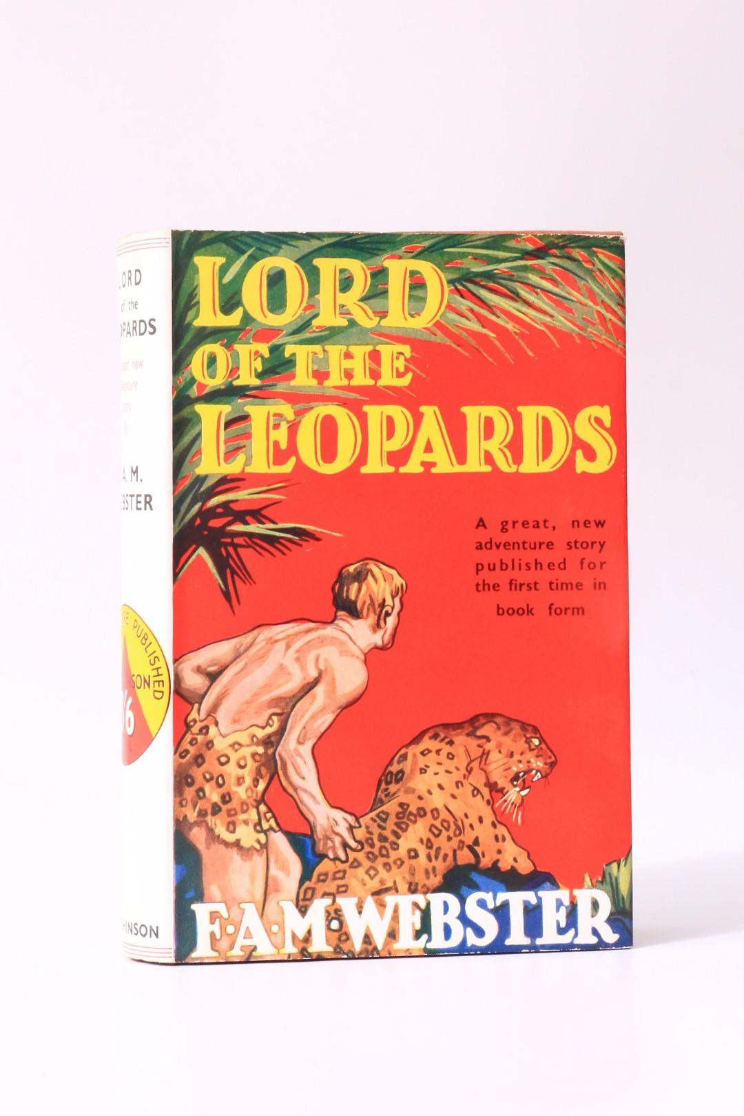 F.A.M. Webster - Lord of the Leopards - Hutchinson, 1935, First Edition.
