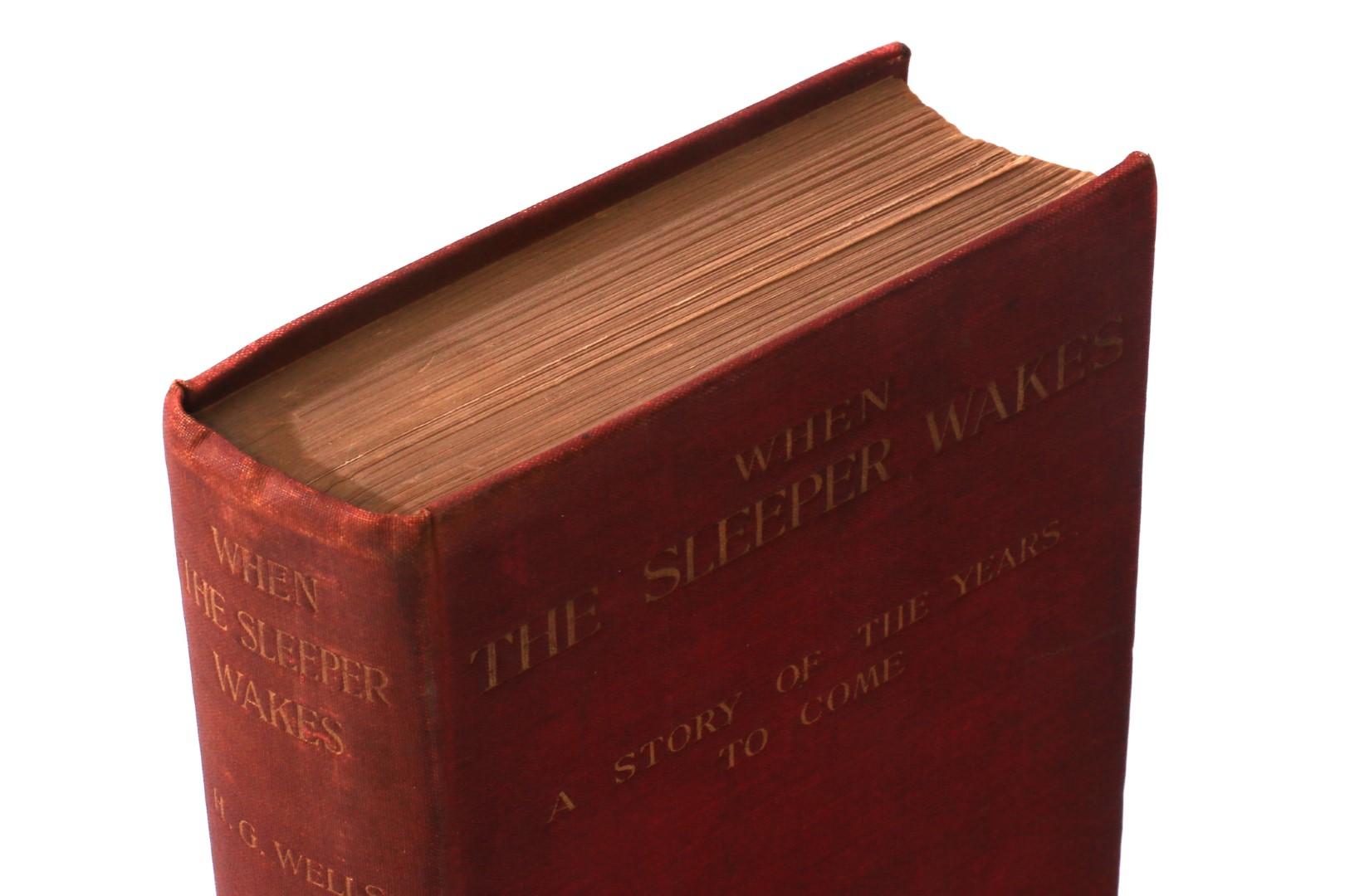 H.G. Wells - When The Sleeper Wakes - London, Harper & Brothers, 1899 - Signed First Edition
