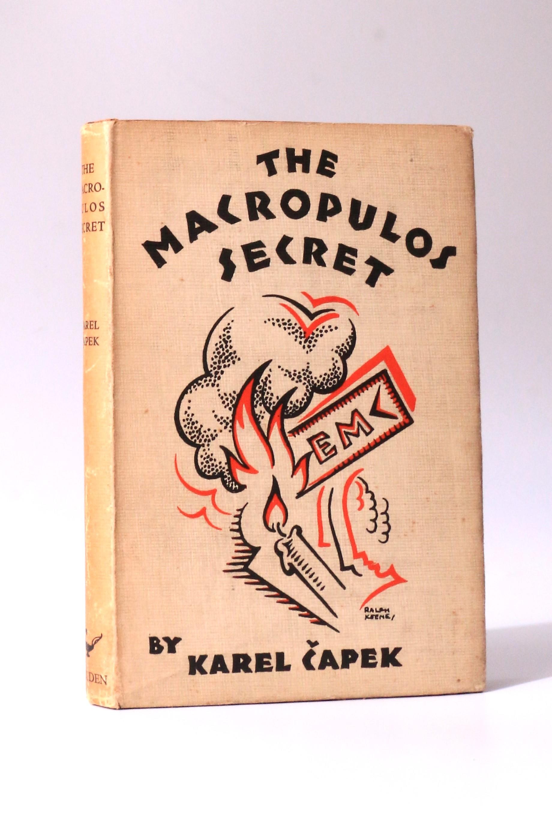 Karel Capek - The Macropulos Secret - Robert Holden, 1927, First Edition.