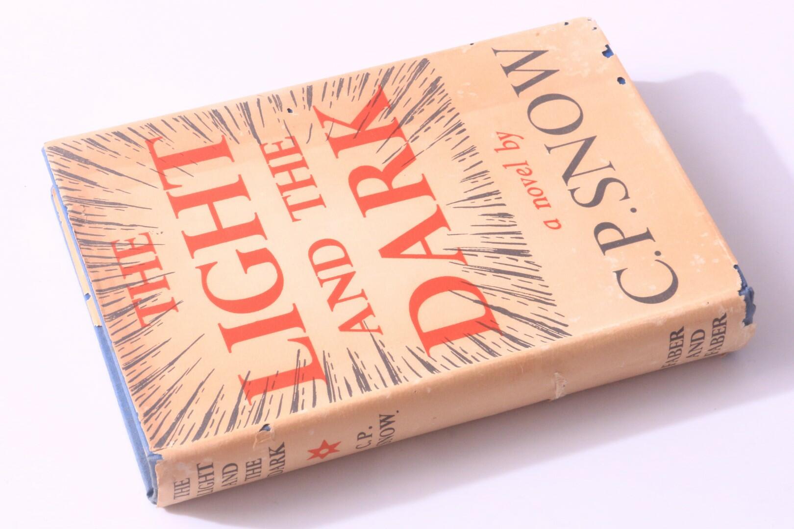 C.P. Snow - The Light and the Dark - Faber, 1947, First Edition.