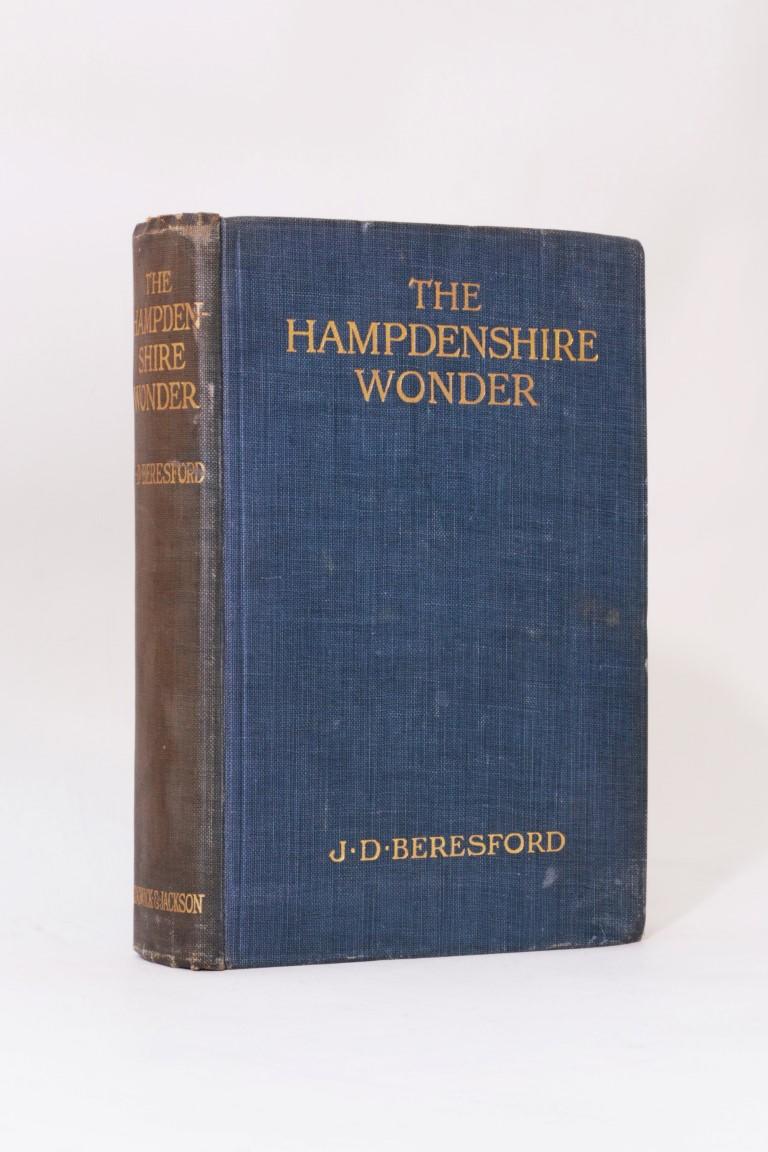 J.D. Beresford - The Hampdenshire Wonder - Sidgwick & Jackson, 1911, First Edition.