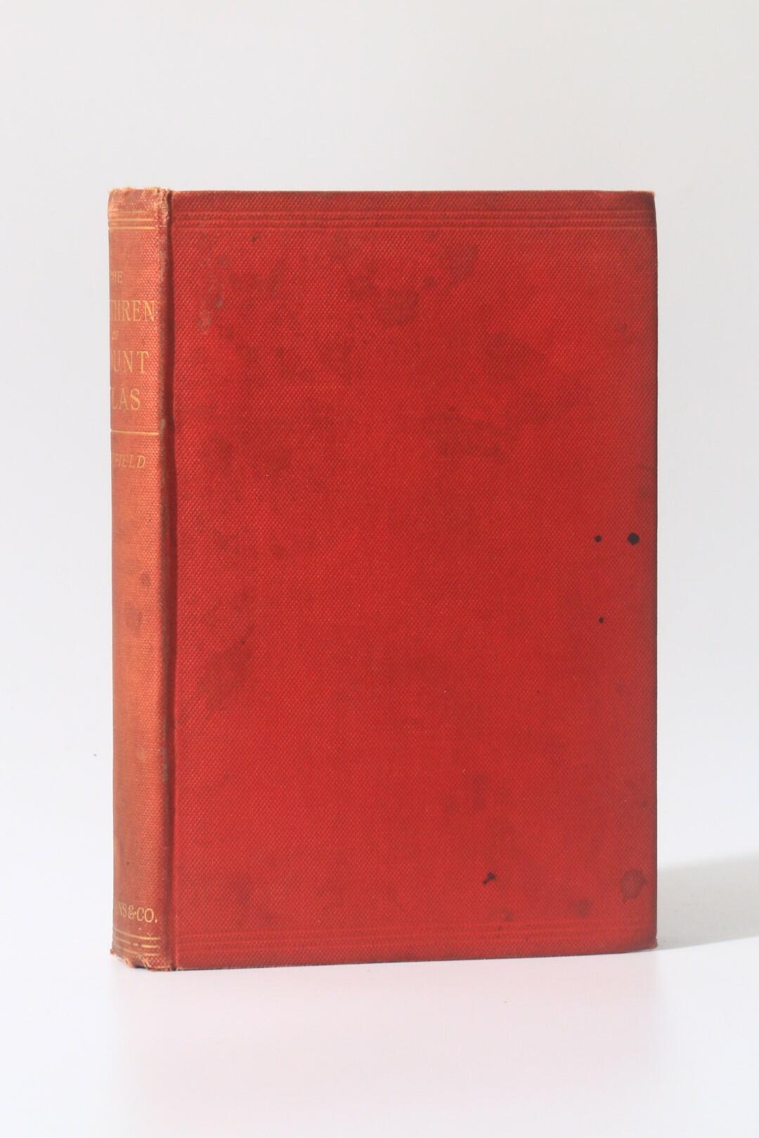 Hugh E.M. Stutfield - The Brethren of Mount Atlas Being the First Part of An African Theosophical Society - Longmans, Green & Co, 1891, First Edition.