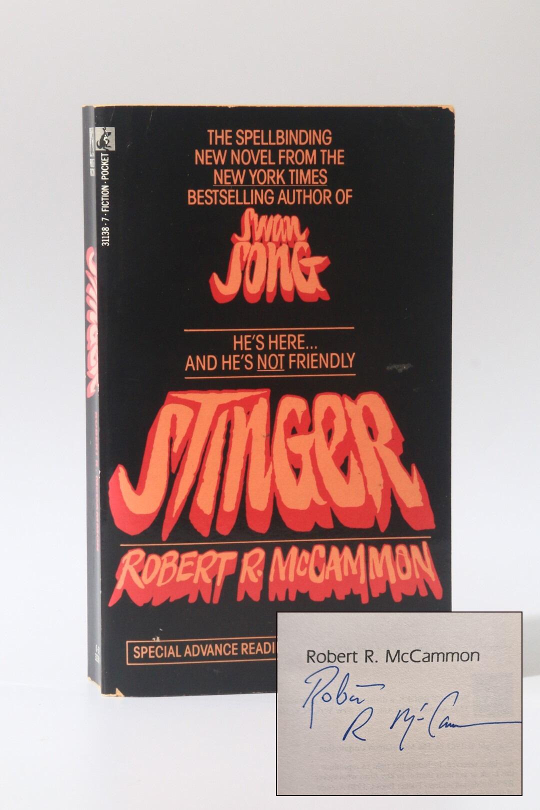 Robert McCammon - Stinger - Pocket Fiction, 1987, Proof. Signed