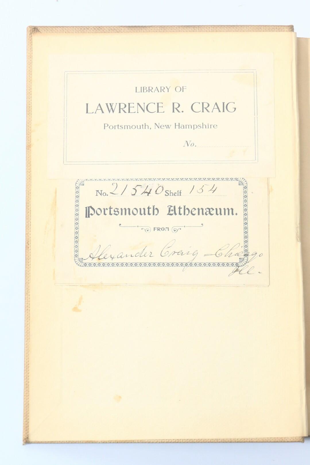 Alexander Craig - Ionia; Land of Wise Men and Fair Women - E.A. Weeks, 1898, First Edition.