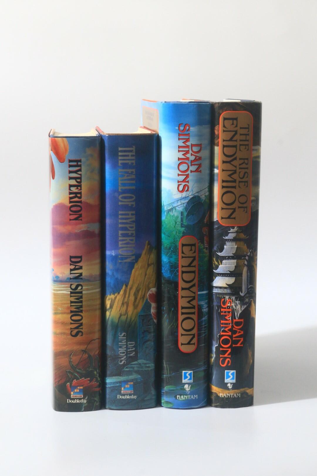 Dan Simmons - The Hyperion Cantos - Doubleday, 1989-1997, Signed First Edition.