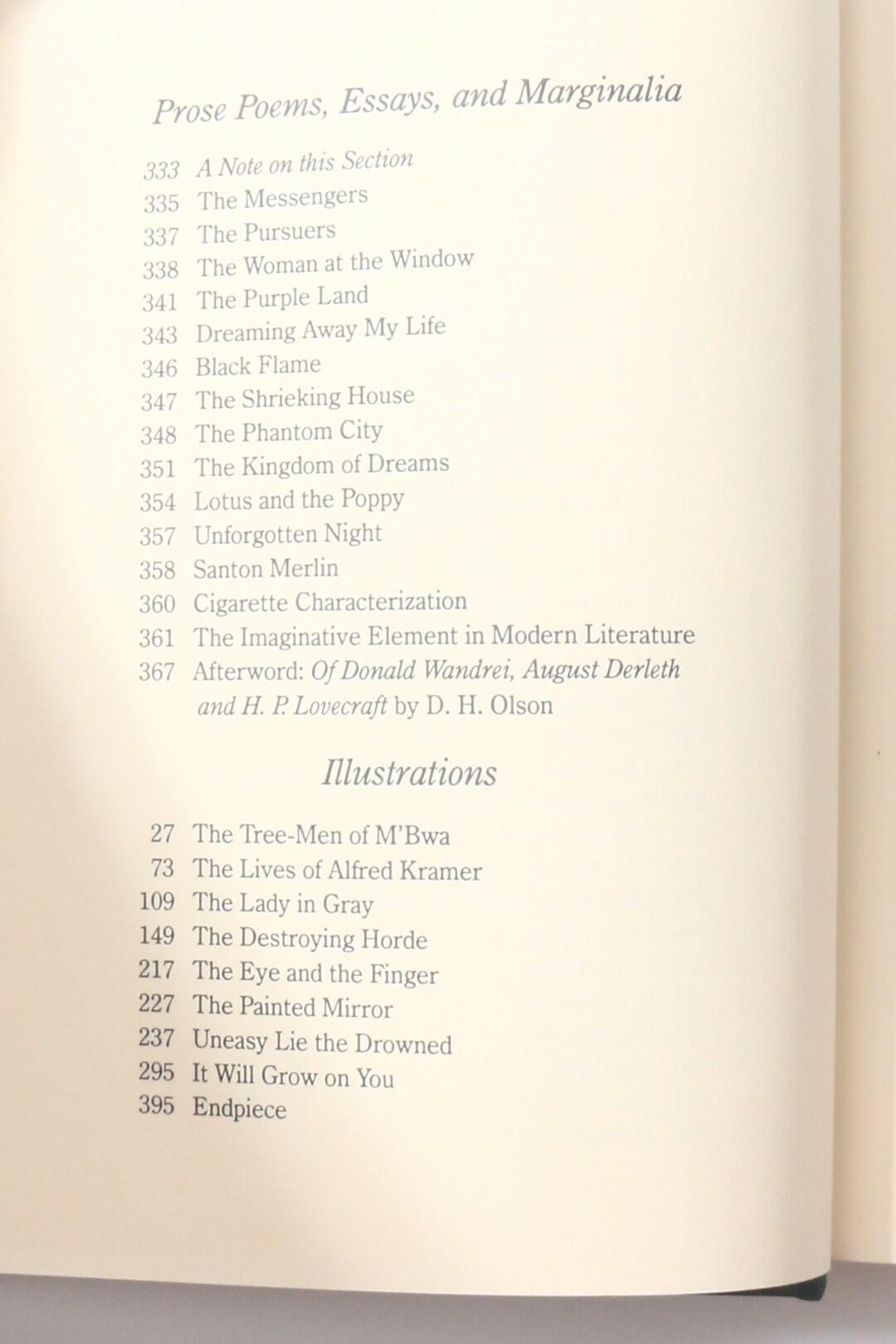 Donald Wandrei - Don't Dream: The Collected Horror and Fantasy Fiction of Donald Wandrei - Fedogan & Bremer, 1997, First Edition.