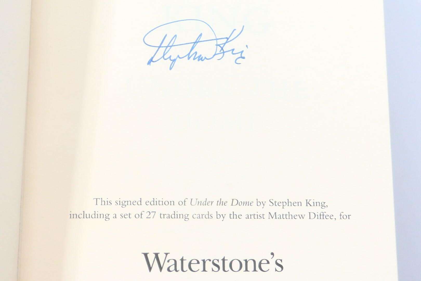 Stephen King - Under the Dome - Hodder & Stoughton, 2009, Signed Limited Edition.